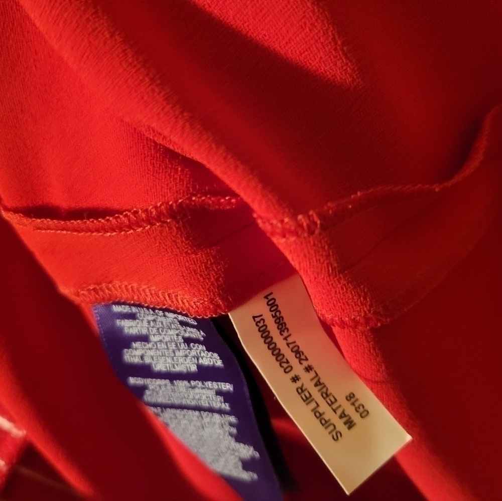 Ralph lauren purple label red gold side buttons Gown Dress size 12. - Picture 9 of 13